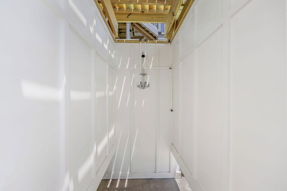 Rinse off in one of the 2 outdoor showers after a long day in the sun.