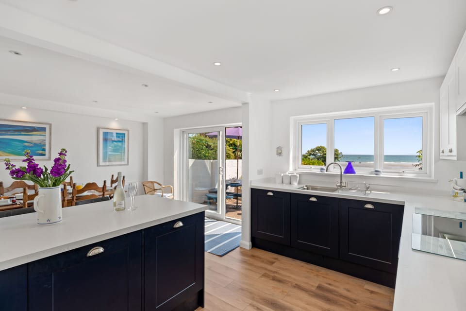 Saundersfoot property, direct beach access