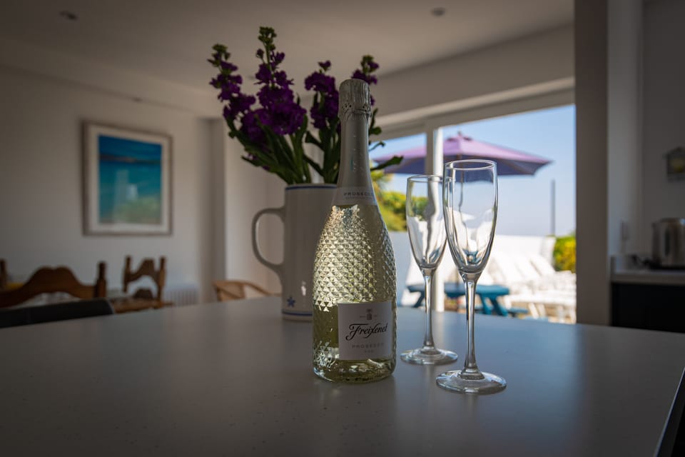 Saundersfoot property, direct beach access