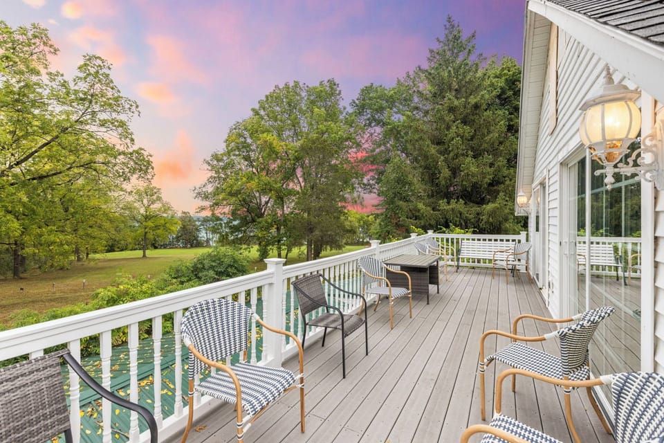 Welcome to your private lakeside paradise two spacious homes and breathtaking views that will keep you coming back!