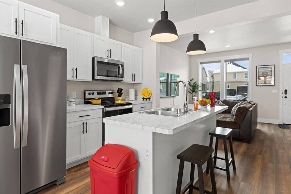 Kitchen view from the dining room