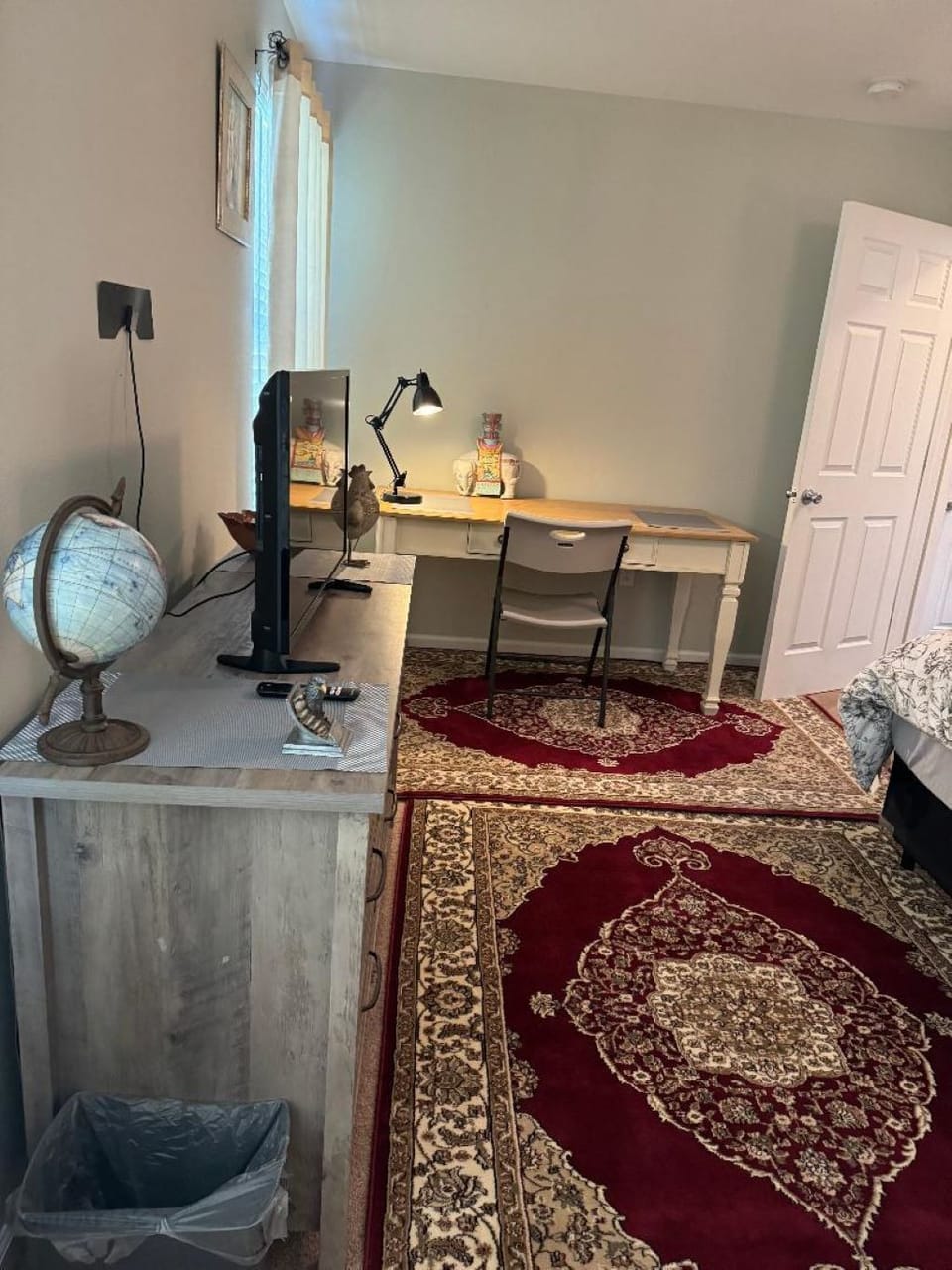 bedroom # 2with computer table and TV