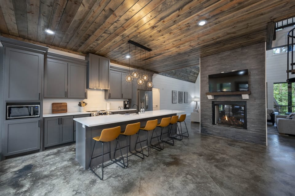 Kitchen with plenty of countertop space
