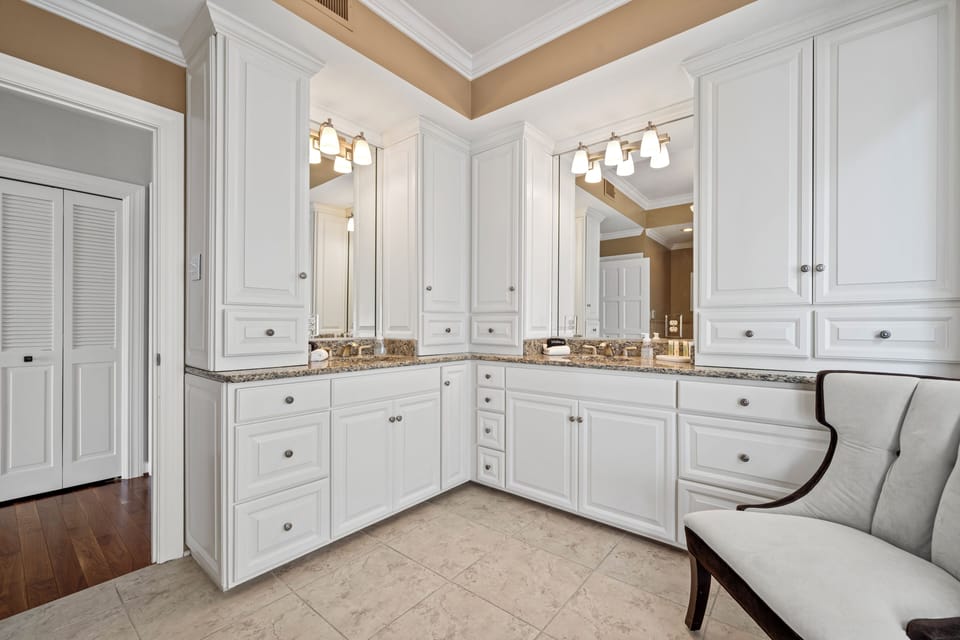 Primary Full Bathroom - Double Vanity & Shower