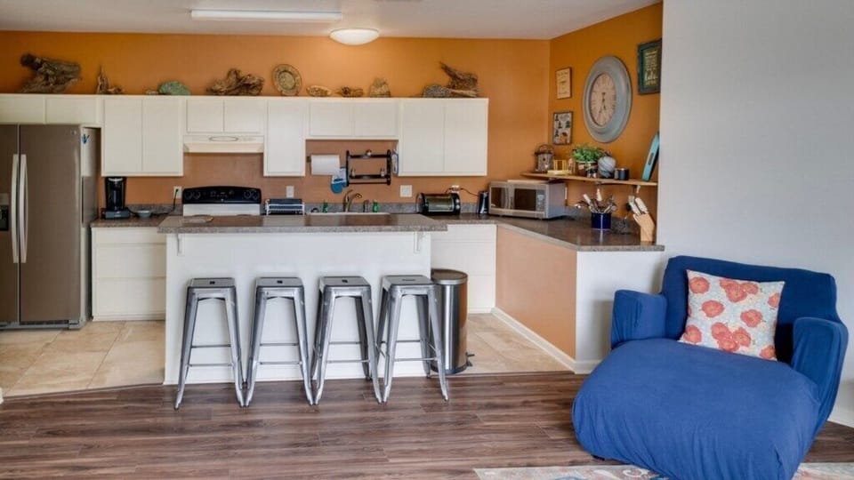 View of Kitchen from Living Room