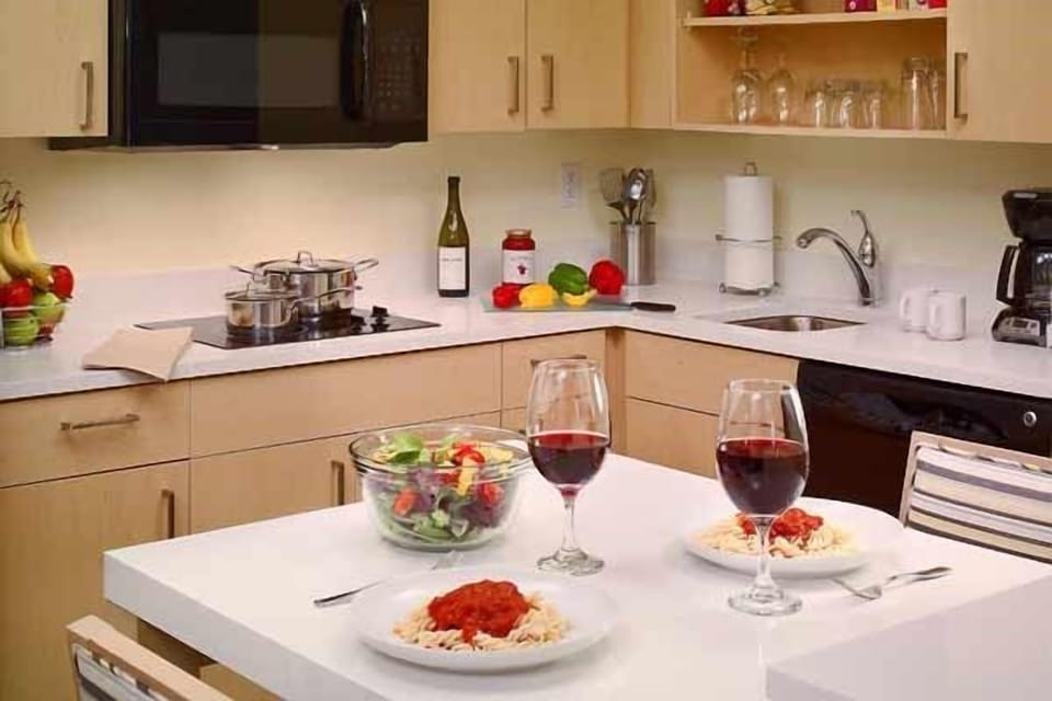 Savor home-cooked meals in this bright, modern kitchen.