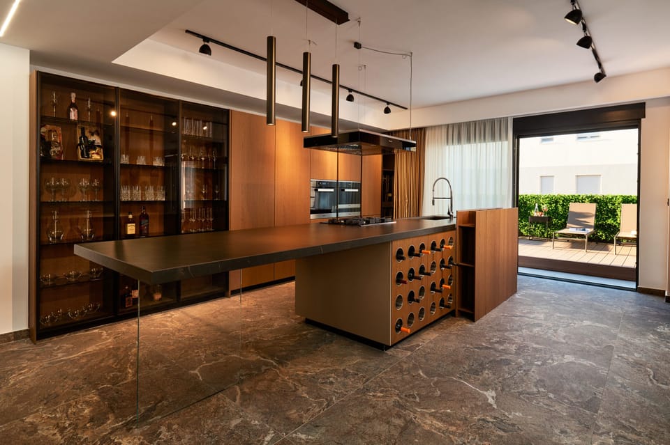 Modern fully equipped kitchen
