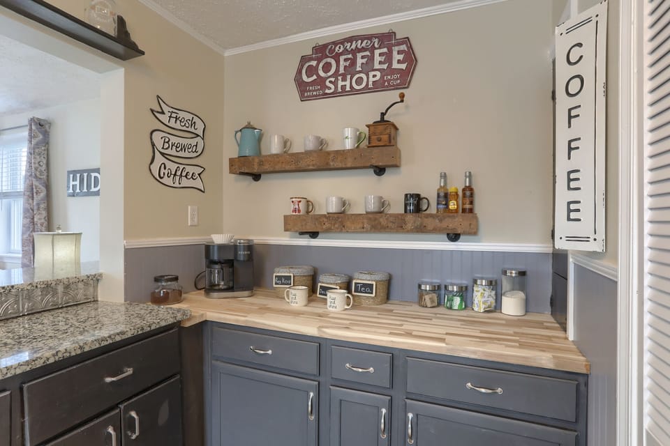 Coffee Bar w/ Complimentary Ingredients