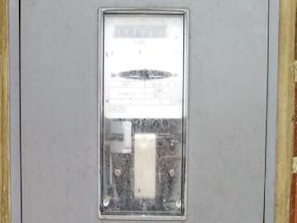 Electricity meter cabinet