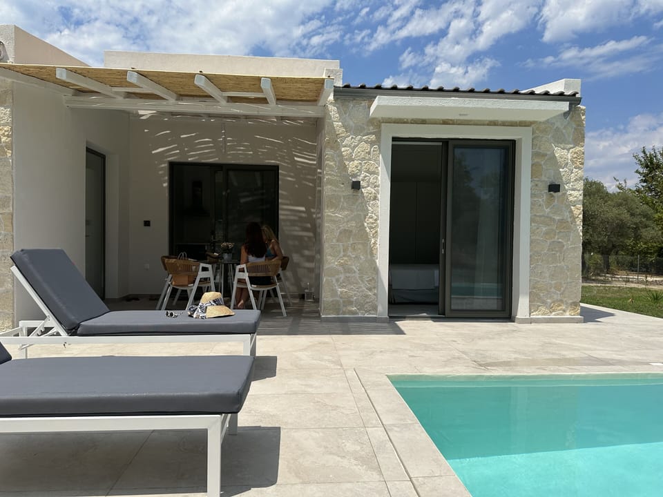 veranda with eco-pool
