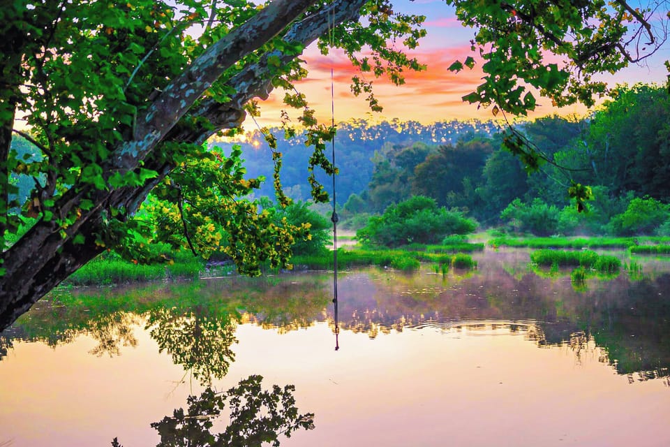 Go fishing, kayaking, tubing