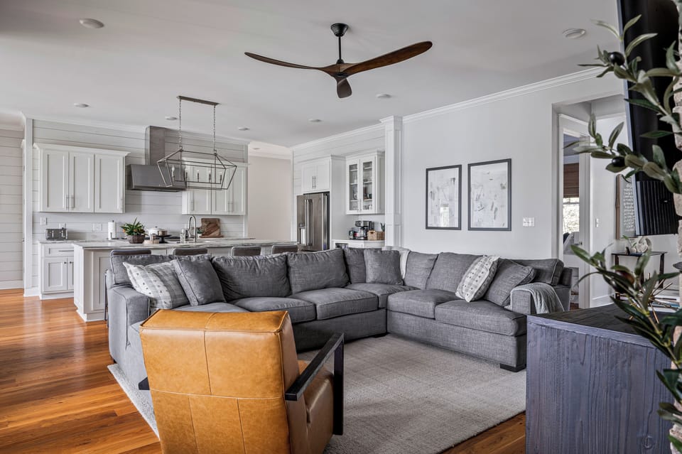 Open concept main level living area
