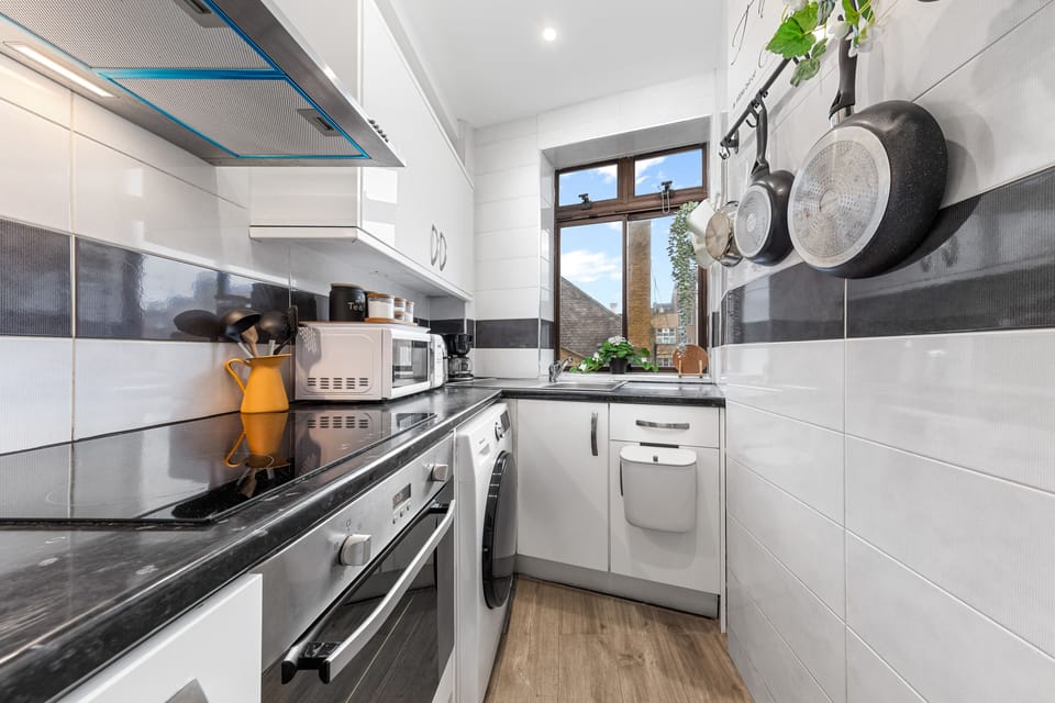 Fully stocked kitchen 