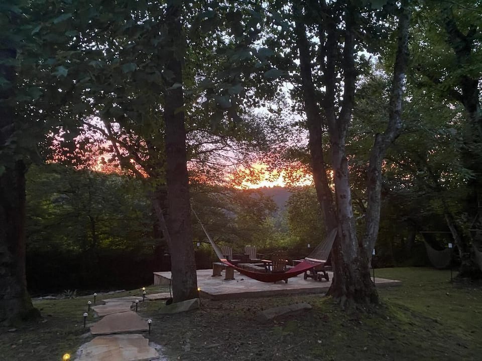 Shared patio