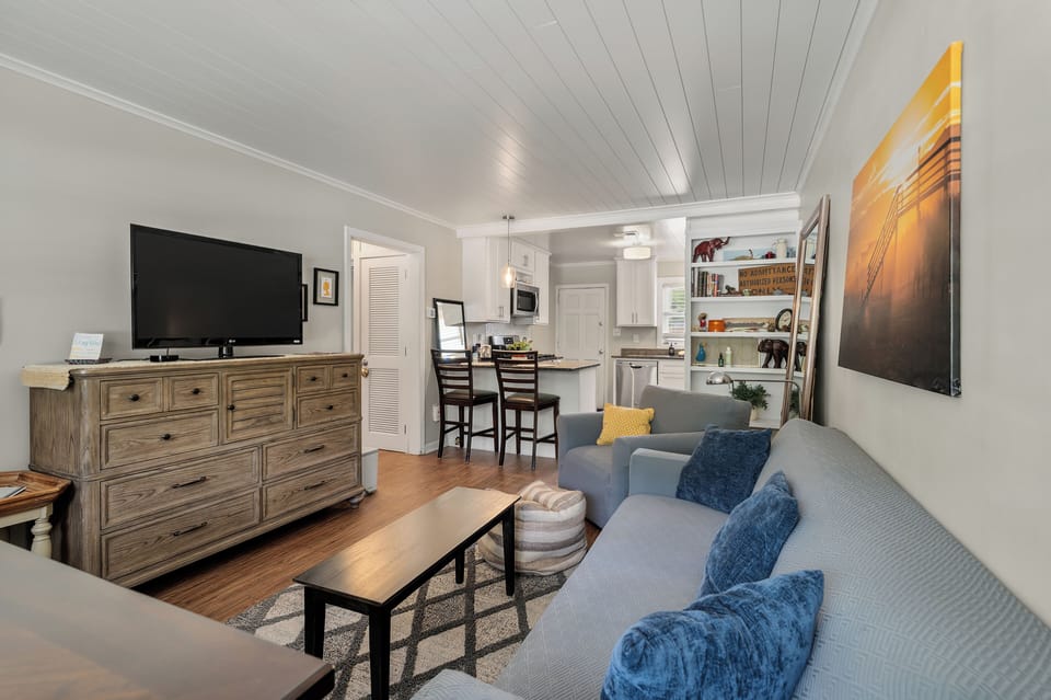This is the living room.  Great natural lighting on a daily basis!