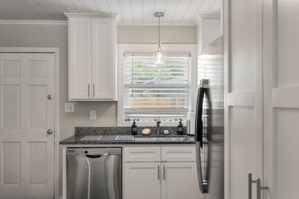ALL of the appliances in the kitchen are updated and stainless steel.