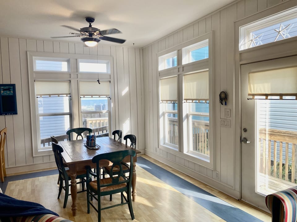 Ocean view from dining room table.