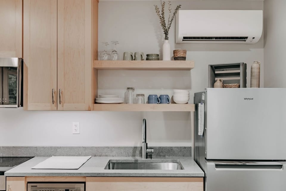 Indoors, Sink, Refrigerator, Kitchen, Home Decor