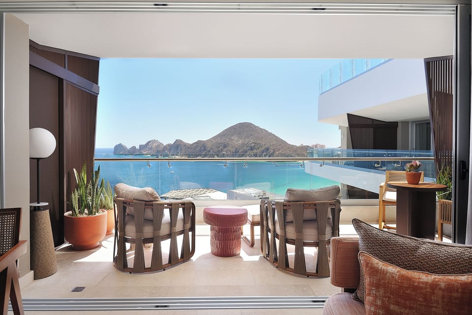 Soak up sweeping ocean views from your private balcony.