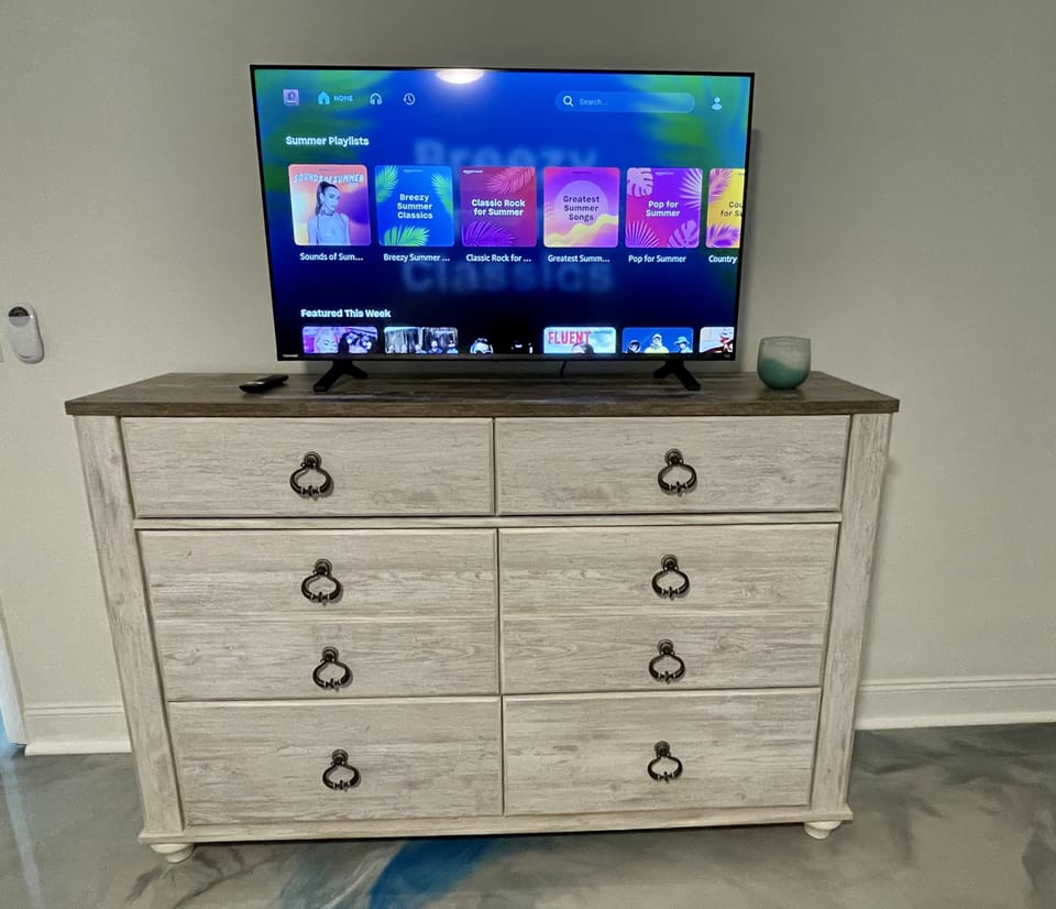 Smart TV on all bedrooms 