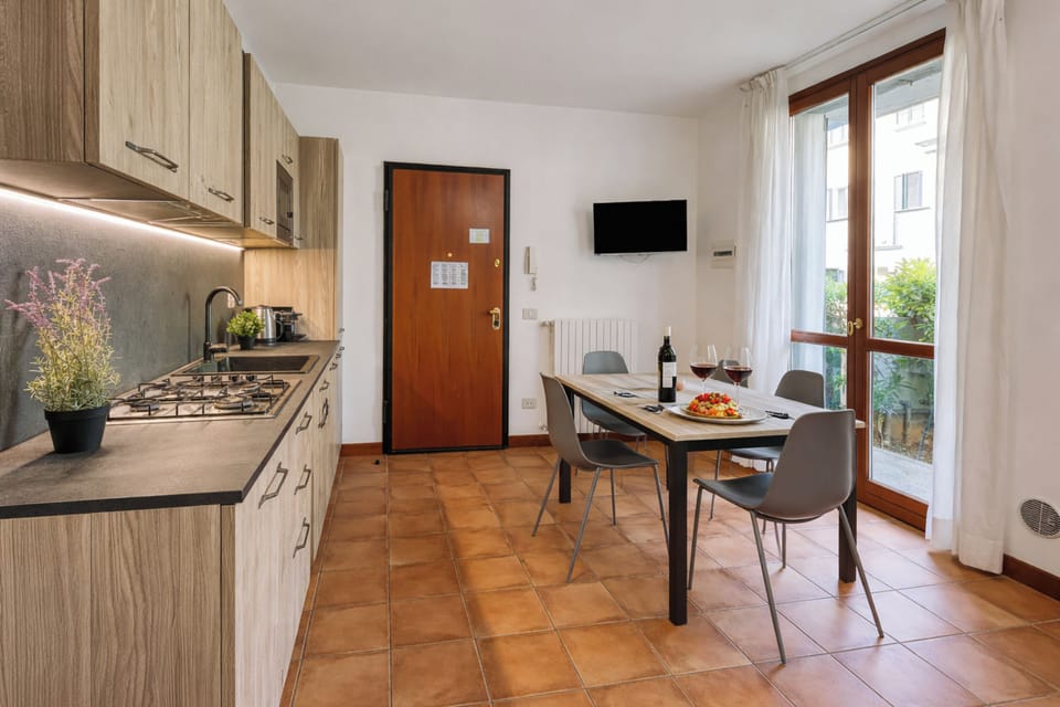 Kitchen and dining area