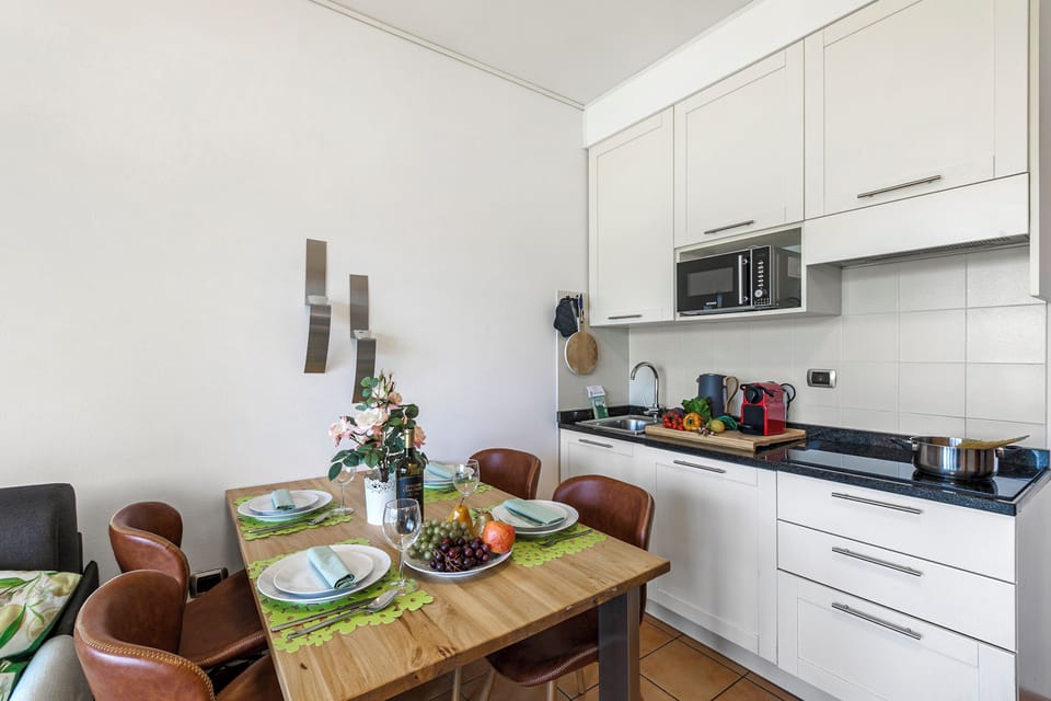 Kitchen and dining area