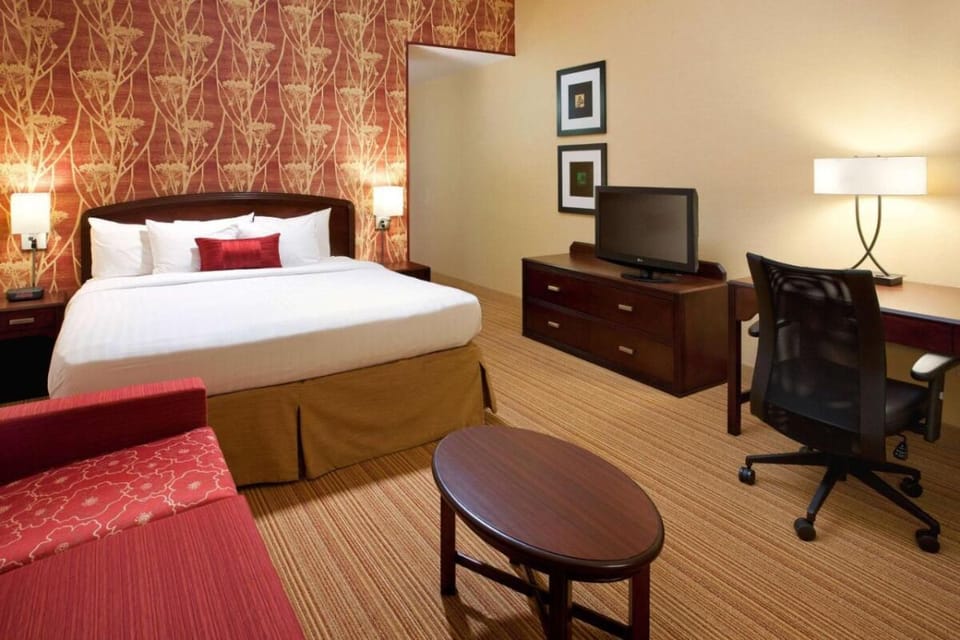Sink into plush king-bed serenity after a full day out.