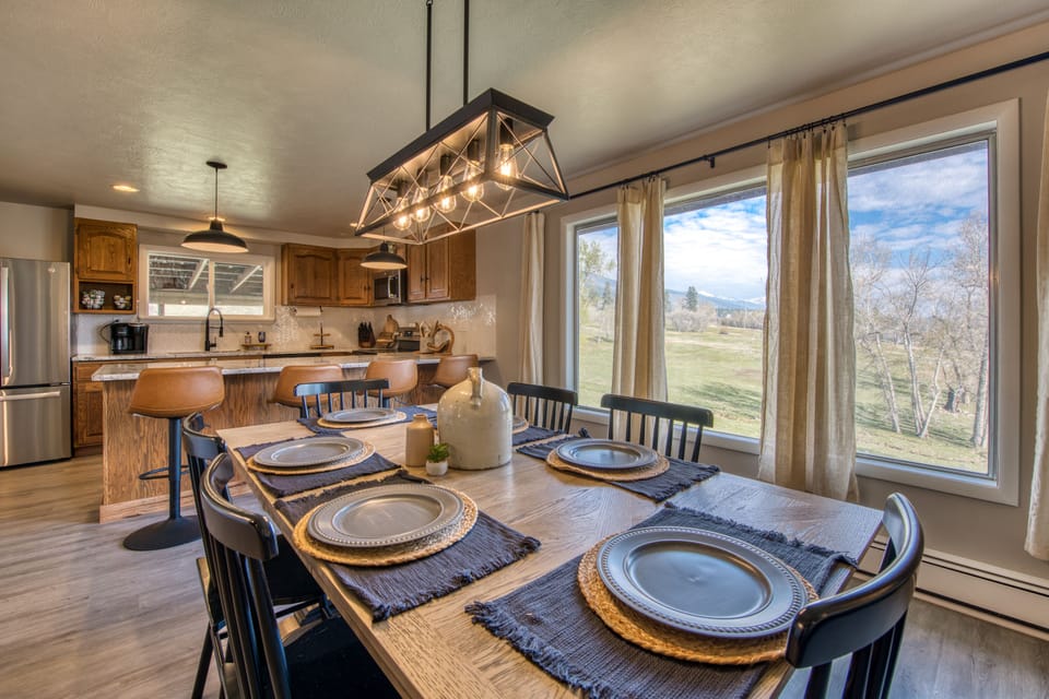 Check out the views from the dining space