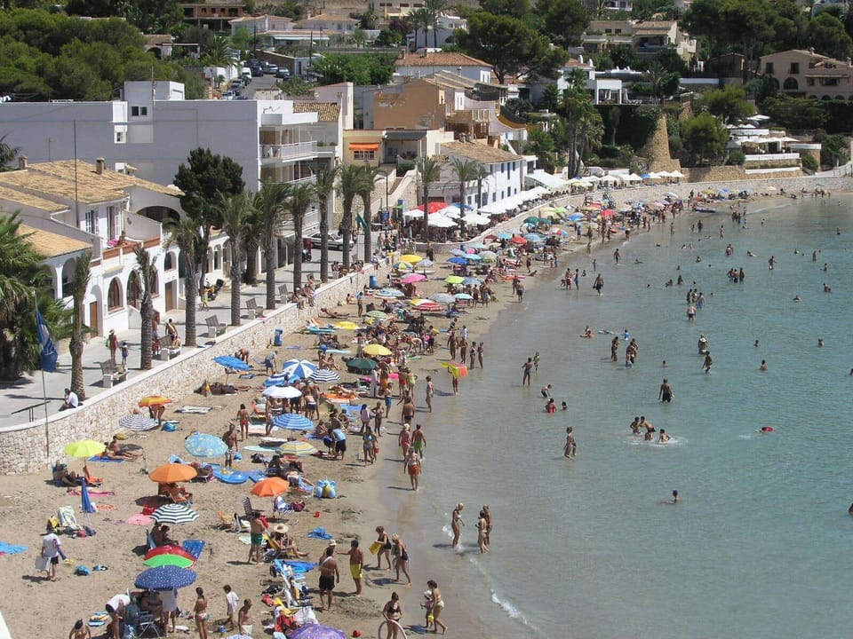 El Portet beach, within 500 m. from the villa