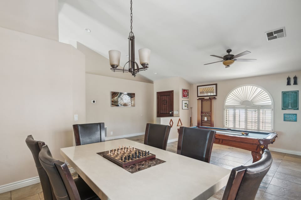 Dinning room , Billards room