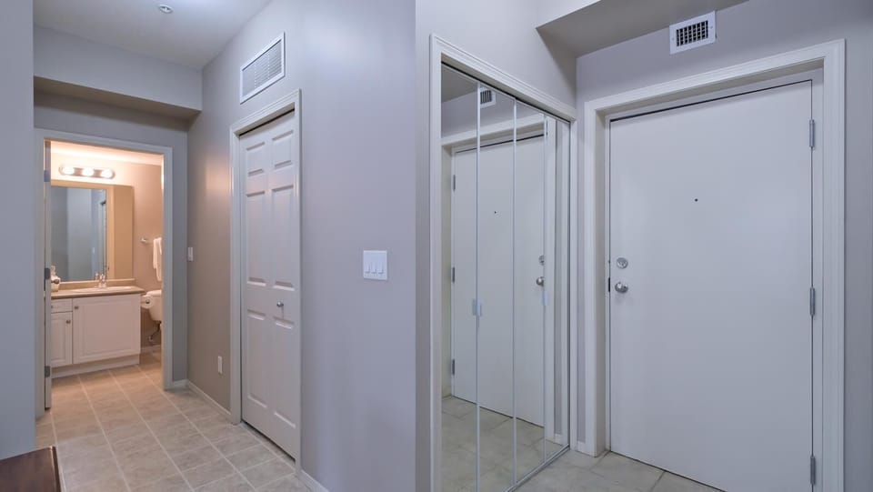 Here is the entrance into the suite