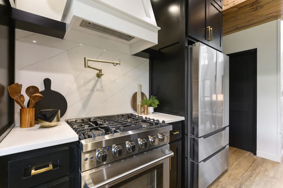 Gas stovetop