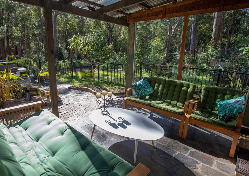 This area gets flooded with morning light and offers shade on sunny afternoons.