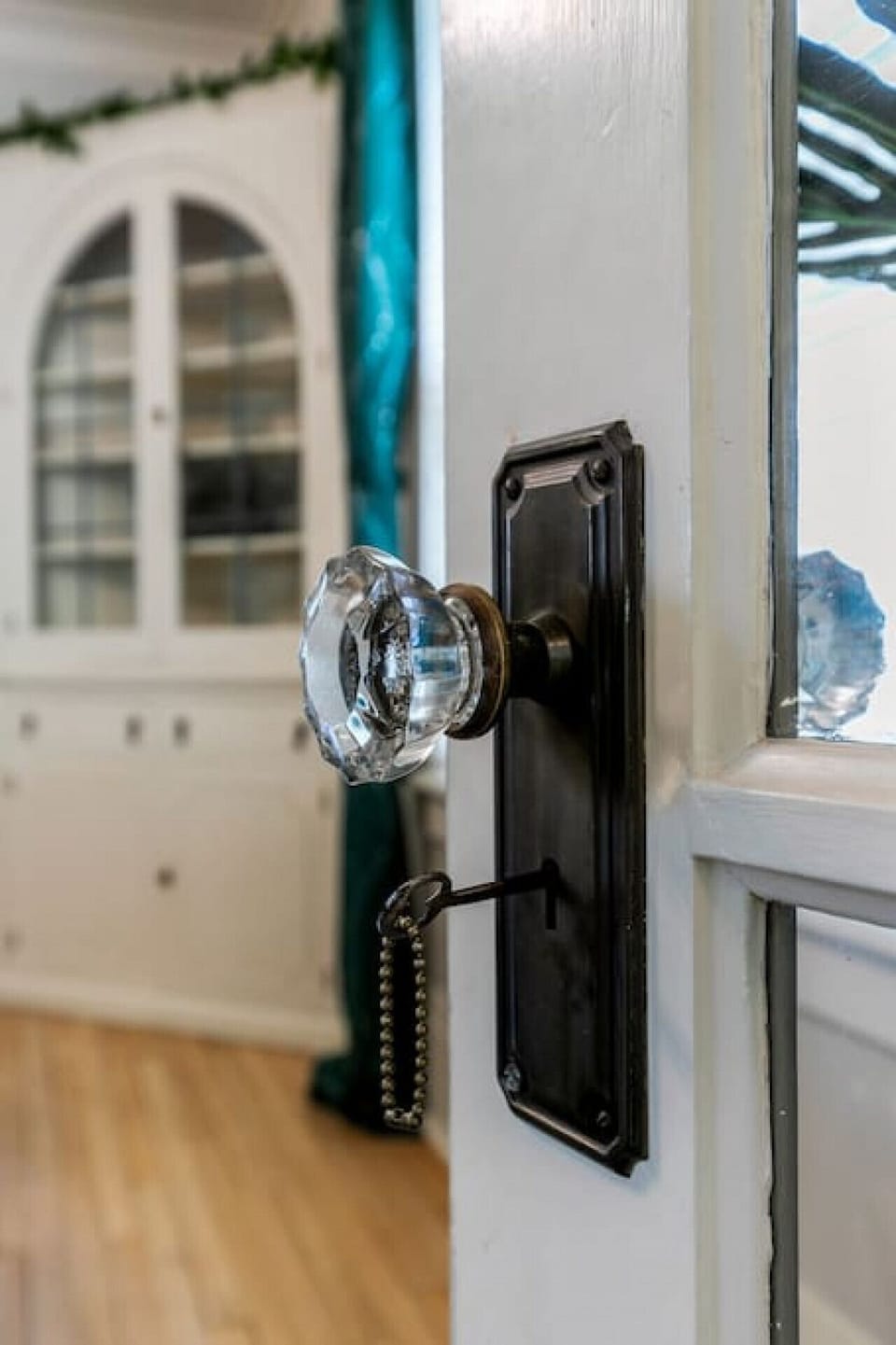 Original doorknob and key!