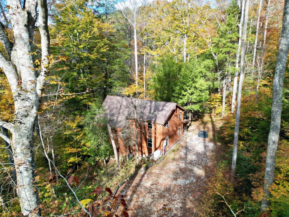 Mountain Laurel Cabin. Sitting on private land off of 715 in the heart of the Red River Gorge. As close as it gets to the best hiking spots the Gorge has to offer. Plenty of parking in the long driveway.