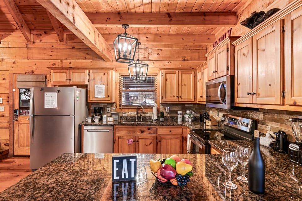 Well stocked kitchen
