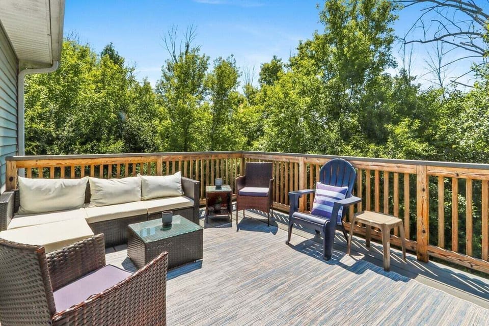 Deck off of the Upstairs Living Room