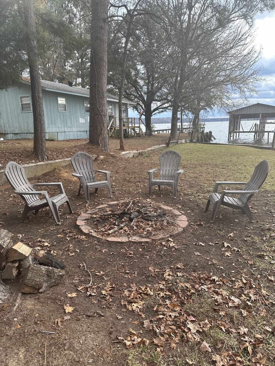 Fire pit area 