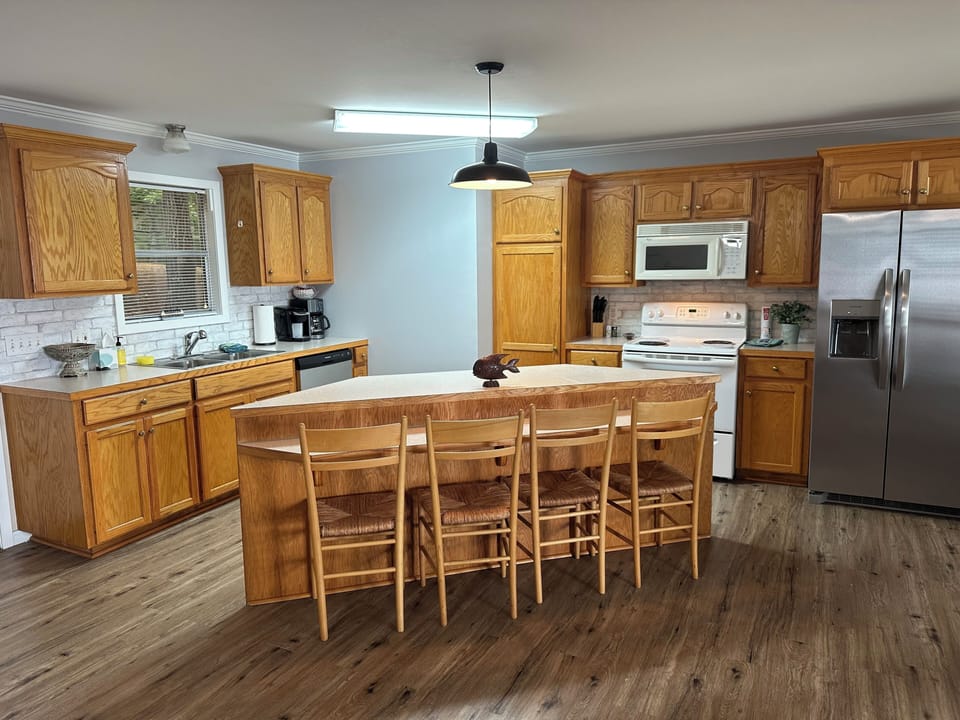 Kitchen with island seating