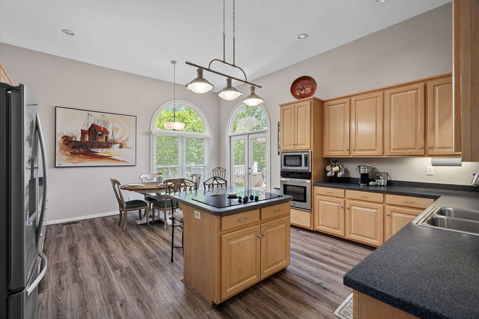 Fully stocked kitchen to prep all your group meals.
