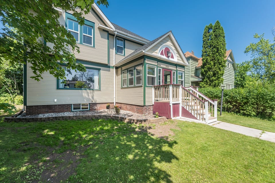 Recently upgraded with new siding, windows, trim paint, AC and more!