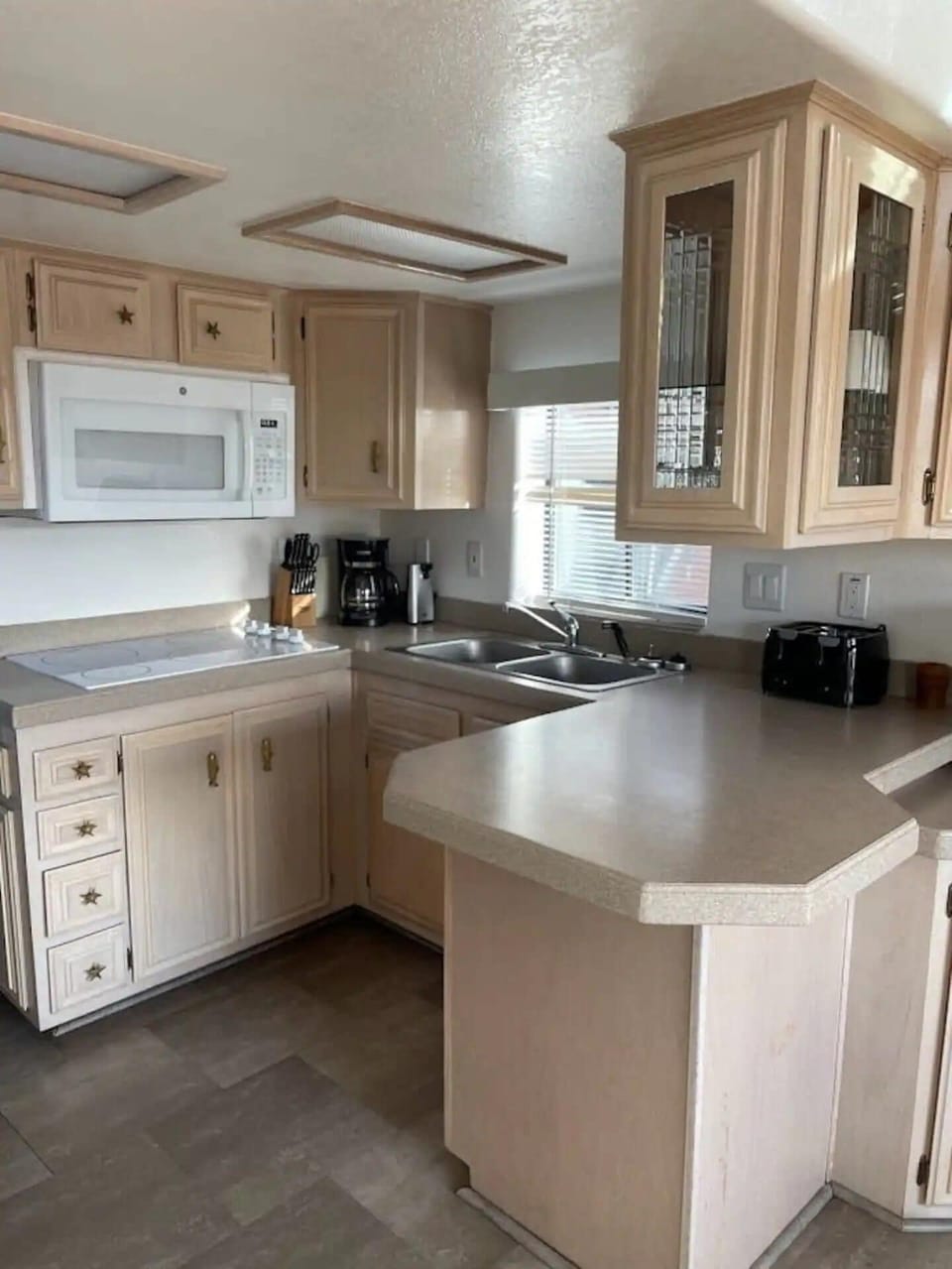 Kitchen with Induction Stove Top