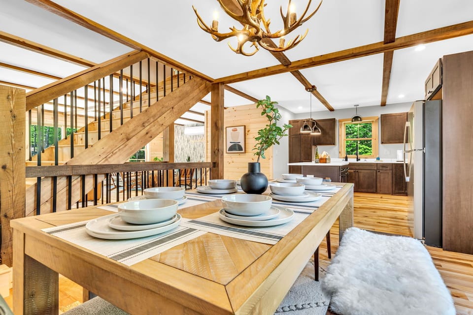 Generous dining area for hosting memorable gatherings and savoring delectable meals with family and friends.