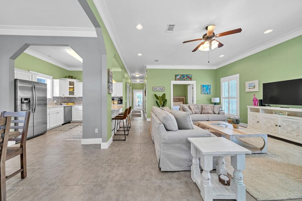 Spacious and open