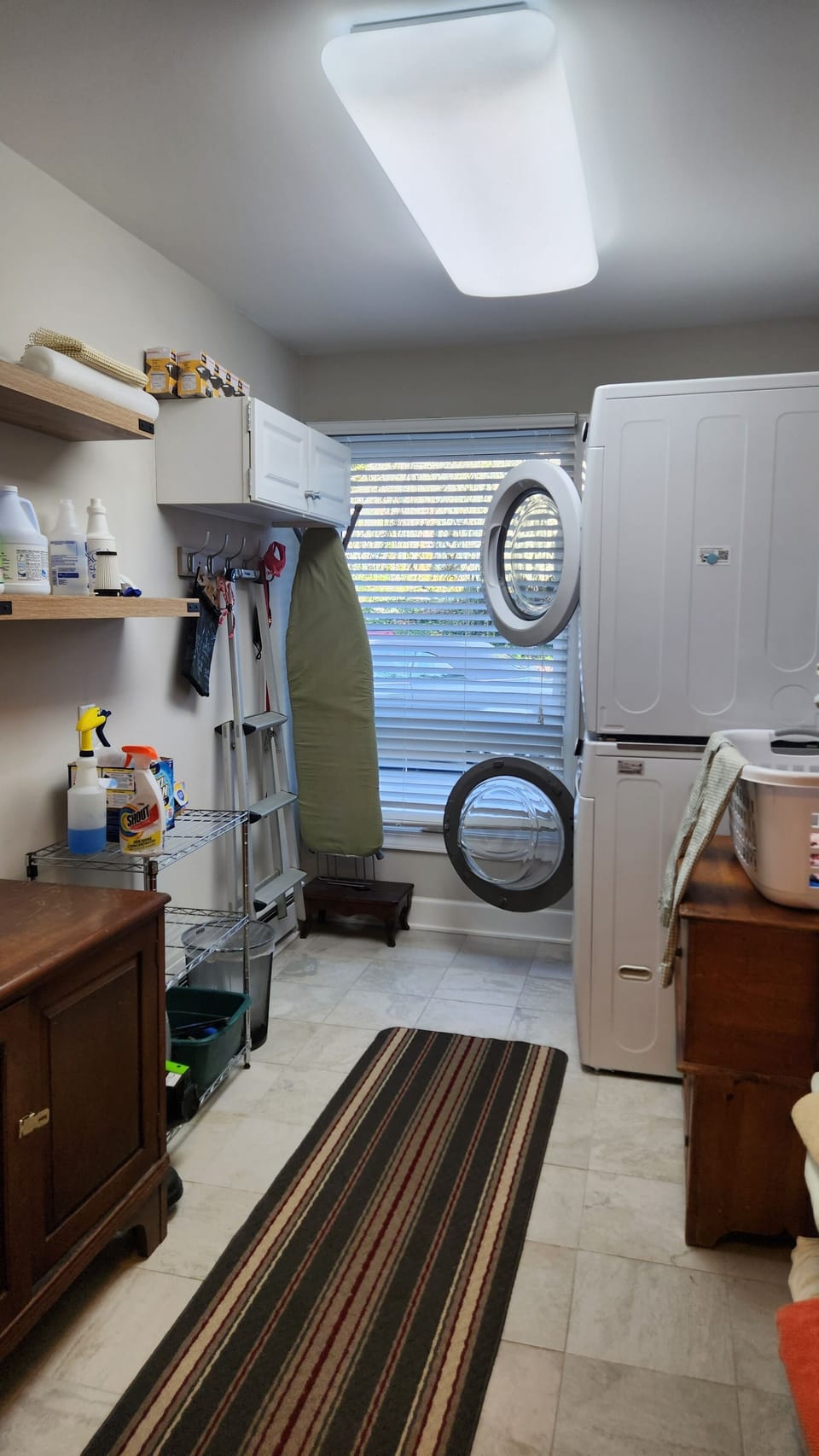 Anytime use of new washer and dryer
