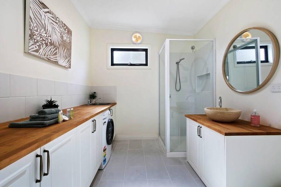 Bathroom and Laundry room