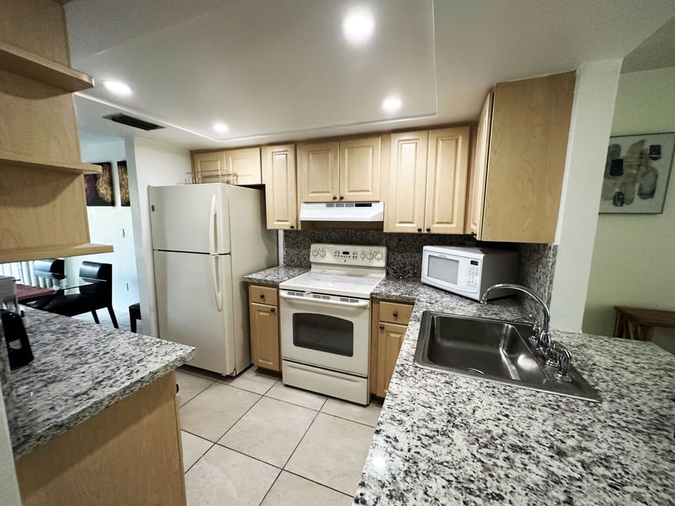 Fully Equipped Kitchen.