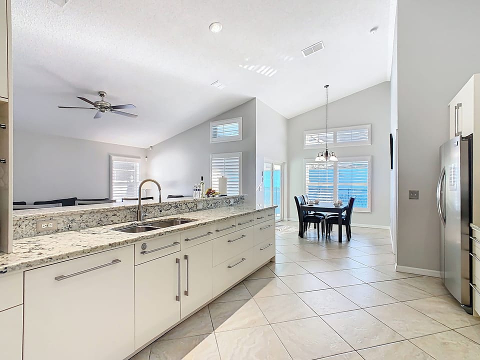 🍳 Bright and airy kitchen with plenty of counter space.