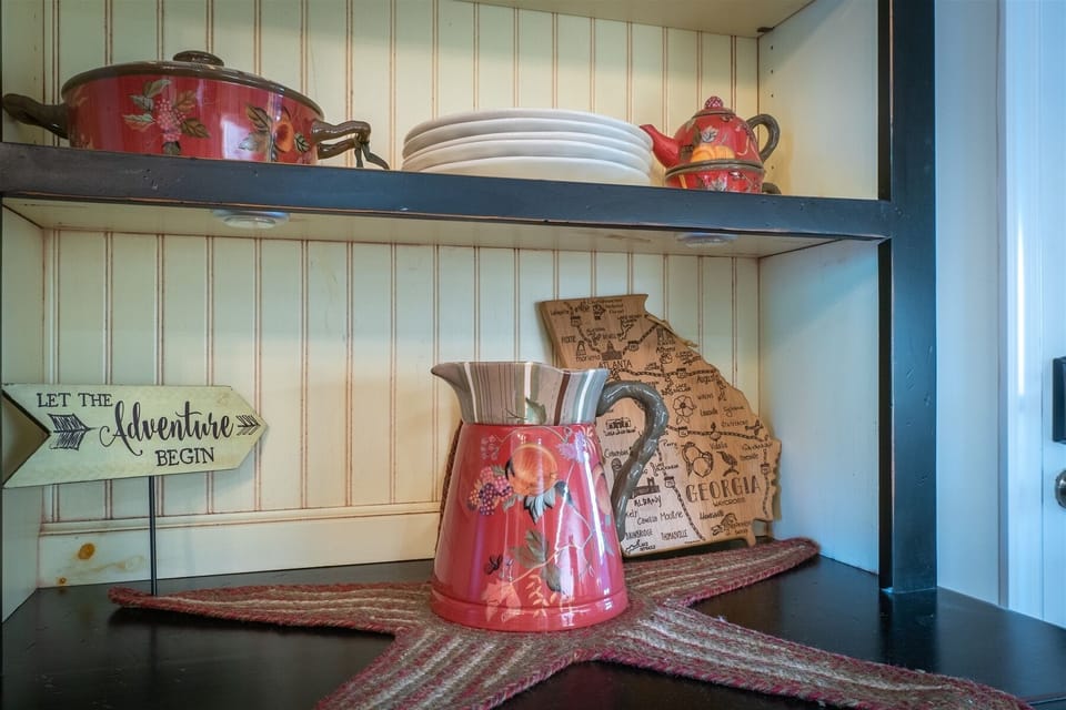 Tasteful decor is displayed throughout the condo