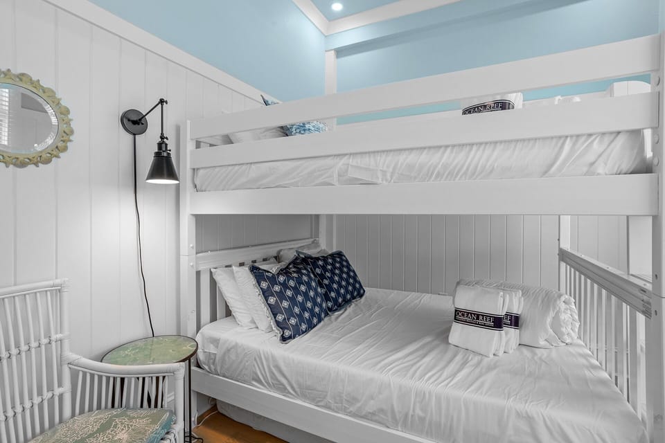 Blue Palmetto Bunk Room